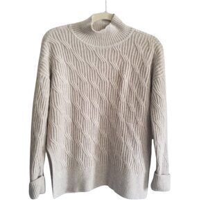 Club Monaco Wool Silk Women's Brown Oversized  Sweater Sz XXS